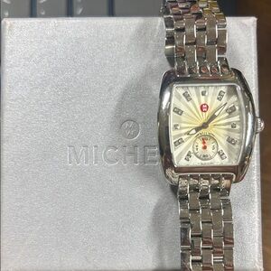 Michele Urban Silver Watch